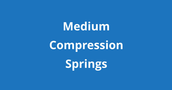 Medium Compression Springs sorted by OD size