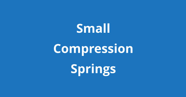 Small Compression Springs sorted by OD size